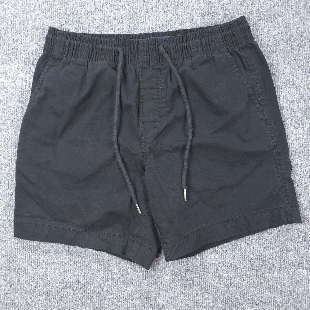 Aeropostale Shorts Mens XS Black Cotton Drawstring Casual Chino Stretch